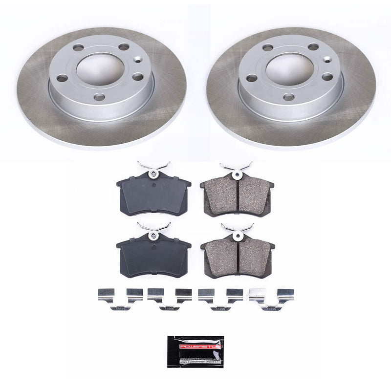Power Stop SC3129 - Rear Z17 Evolution Pad And Semi-Coated Rotor Kit vehicle fitment brake part