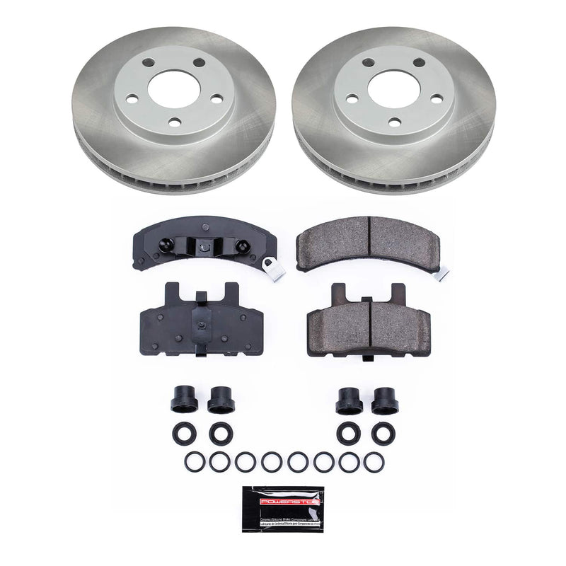 Power Stop SC3132 - Front Z17 Evolution Pad And Semi-Coated Rotor Kit vehicle fitment brake part