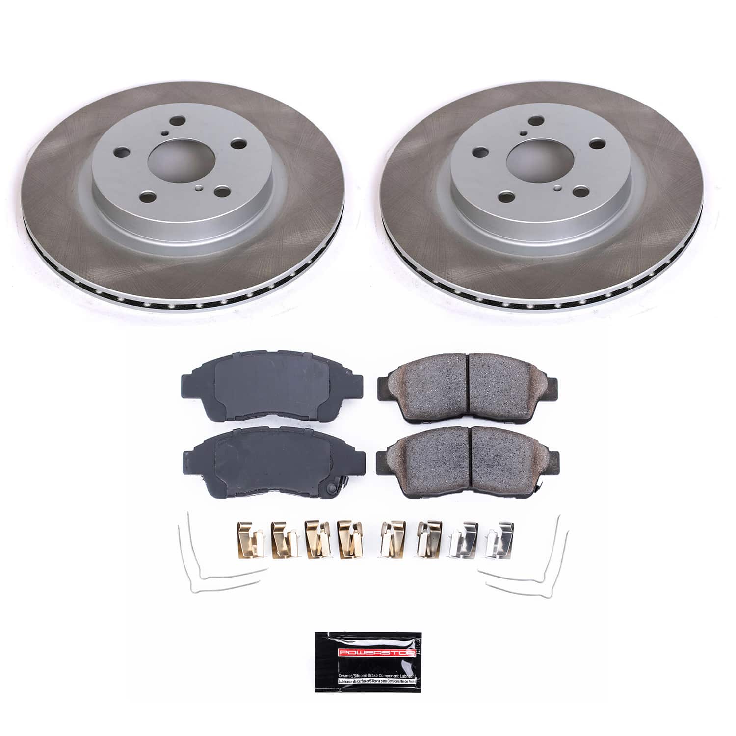 Power Stop SC3163 - Front Z17 Evolution Pad And Semi-Coated Rotor Kit vehicle fitment brake part