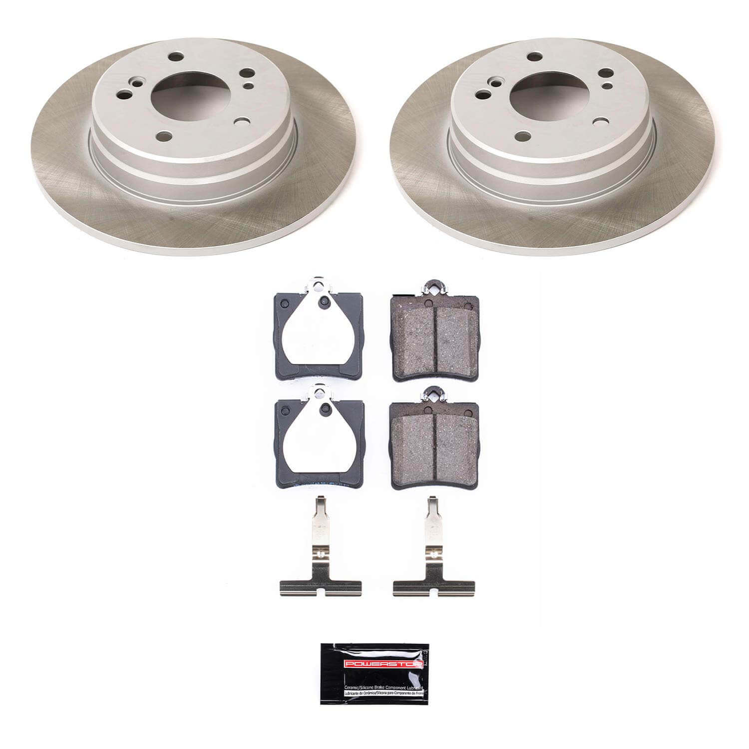 Power Stop SC368 - Rear Z17 Evolution Pad And Semi-Coated Rotor Kit vehicle fitment brake part