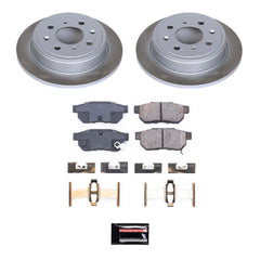 Power Stop SC408 - Rear Z17 Evolution Pad And Semi-Coated Rotor Kit vehicle fitment brake part