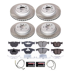 Power Stop SC4094 - Front And Rear Z17 Evolution Pad And Semi-Coated Rotor Kit vehicle fitment brake part