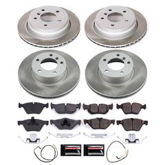 Power Stop SC4102 - Front And Rear Z17 Evolution Pad And Semi-Coated Rotor Kit vehicle fitment brake part