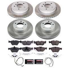 Power Stop SC4103 - Front And Rear Z17 Evolution Pad And Semi-Coated Rotor Kit vehicle fitment brake part