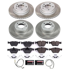 Power Stop SC4107 - Front And Rear Z17 Evolution Pad And Semi-Coated Rotor Kit vehicle fitment brake part
