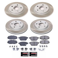 Power Stop SC4141 - Front And Rear Z17 Evolution Pad And Semi-Coated Rotor Kit vehicle fitment brake part