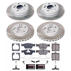 Power Stop SC4417 - Front And Rear Z17 Evolution Pad And Semi-Coated Rotor Kit vehicle fitment brake part