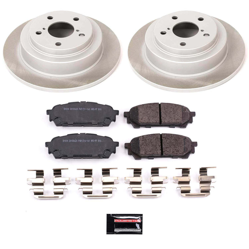 Power Stop SC447 - Rear Z17 Evolution Pad And Semi-Coated Rotor Kit vehicle fitment brake part
