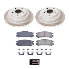 Power Stop SC448 - Rear Z17 Evolution Pad And Semi-Coated Rotor Kit vehicle fitment brake part