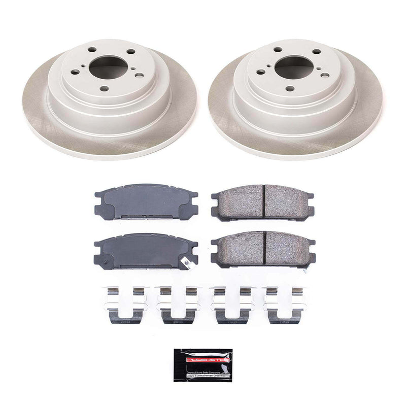 Power Stop SC448 - Rear Z17 Evolution Pad And Semi-Coated Rotor Kit vehicle fitment brake part