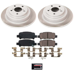 Power Stop SC449 - Rear Z17 Evolution Pad And Semi-Coated Rotor Kit vehicle fitment brake part