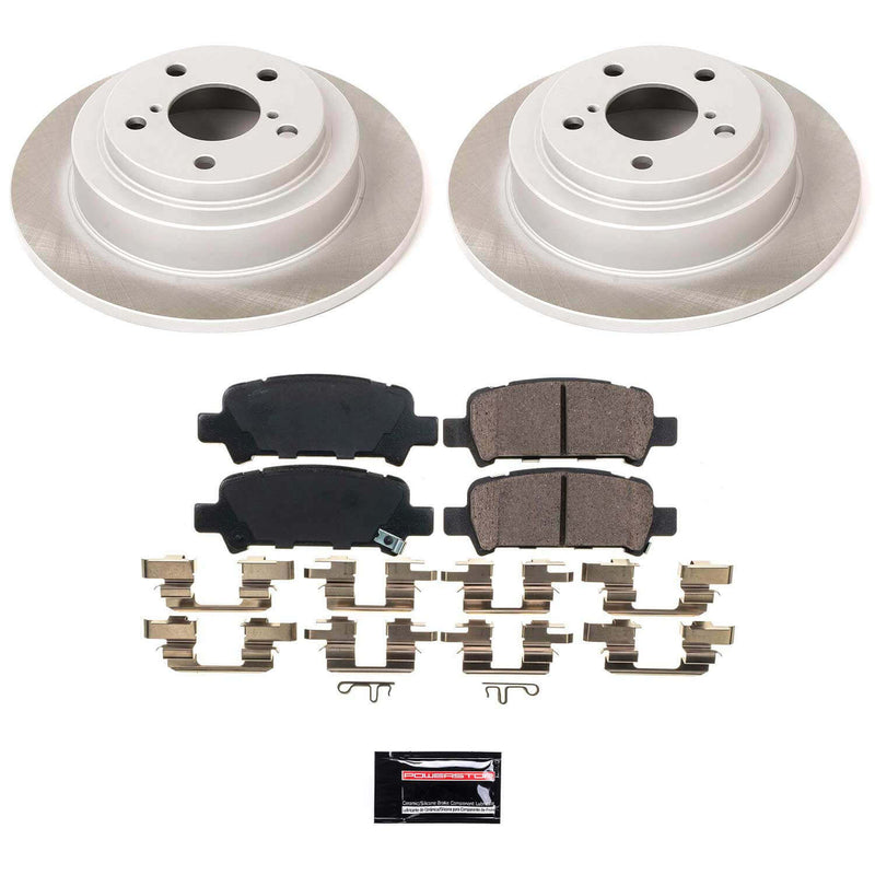 Power Stop SC449 - Rear Z17 Evolution Pad And Semi-Coated Rotor Kit vehicle fitment brake part