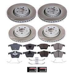 Power Stop SC4502 - Front Z17 Evolution Pad And Semi-Coated Rotor Kit vehicle fitment brake part