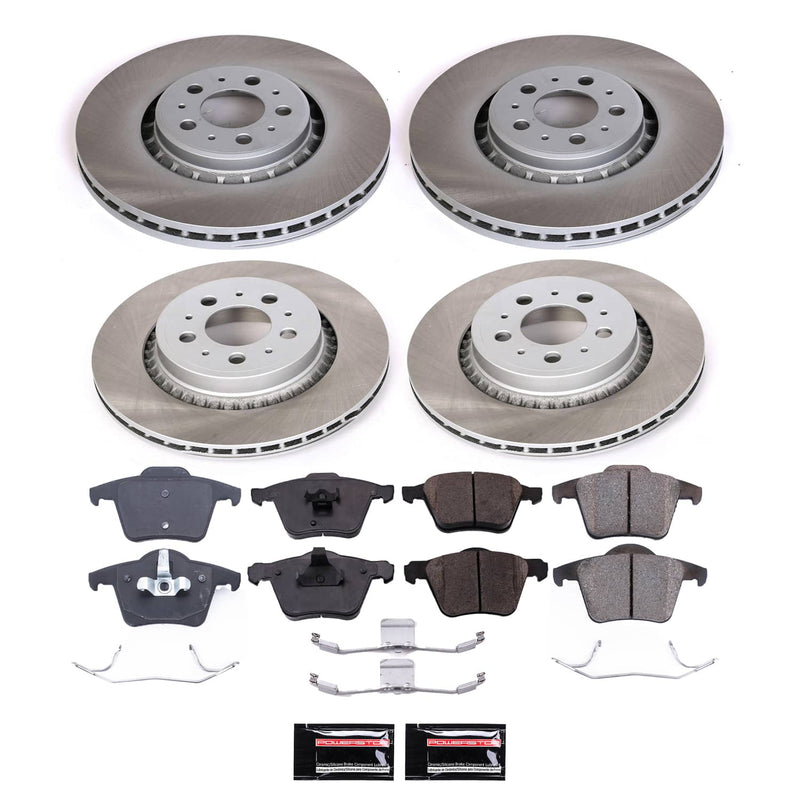 Power Stop SC4502 - Front Z17 Evolution Pad And Semi-Coated Rotor Kit vehicle fitment brake part
