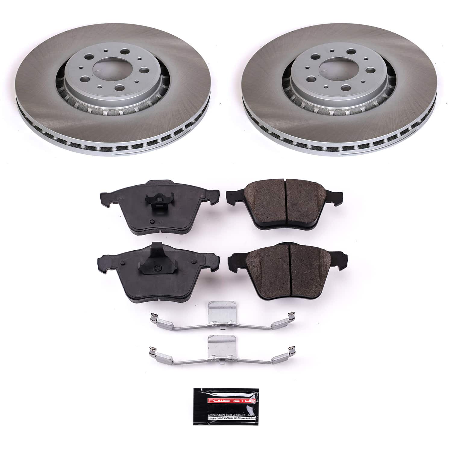 Power Stop SC4552 - Front Z17 Evolution Pad And Semi-Coated Rotor Kit vehicle fitment brake part