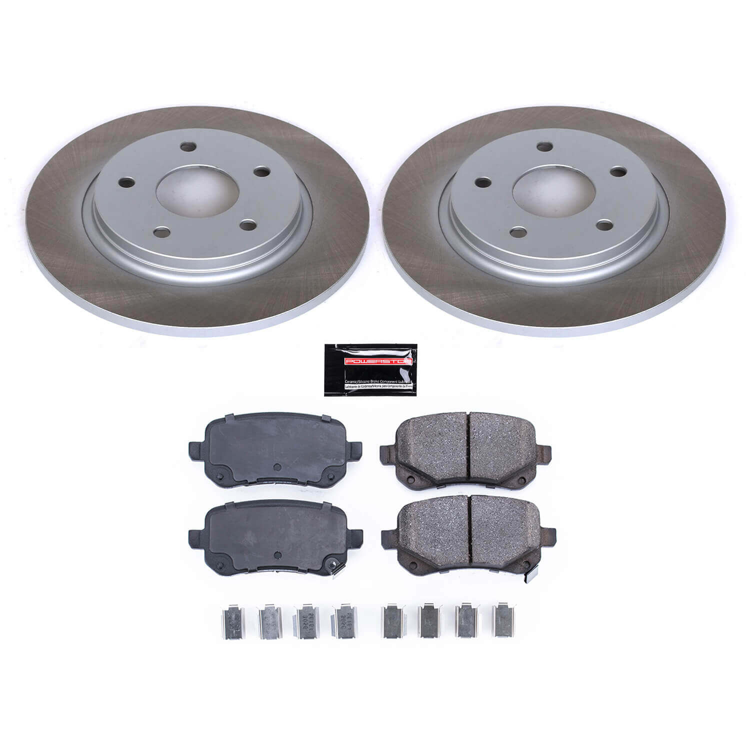 Power Stop SC4569 - Rear Z17 Evolution Pad And Semi-Coated Rotor Kit vehicle fitment brake part