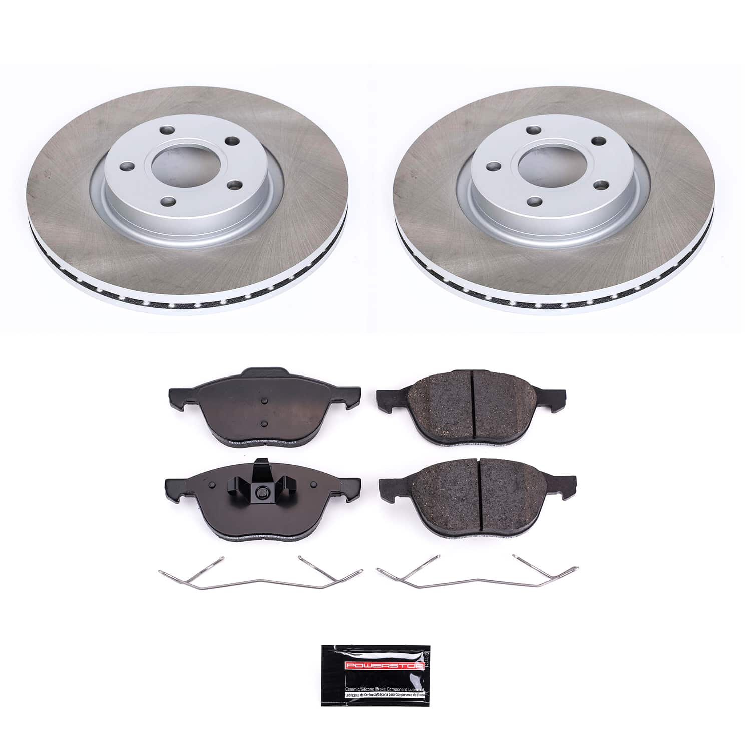 Power Stop SC4575 - Front Z17 Evolution Pad And Semi-Coated Rotor Kit vehicle fitment brake part