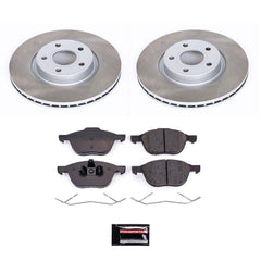 Power Stop SC4575 - Front Z17 Evolution Pad And Semi-Coated Rotor Kit vehicle fitment brake part