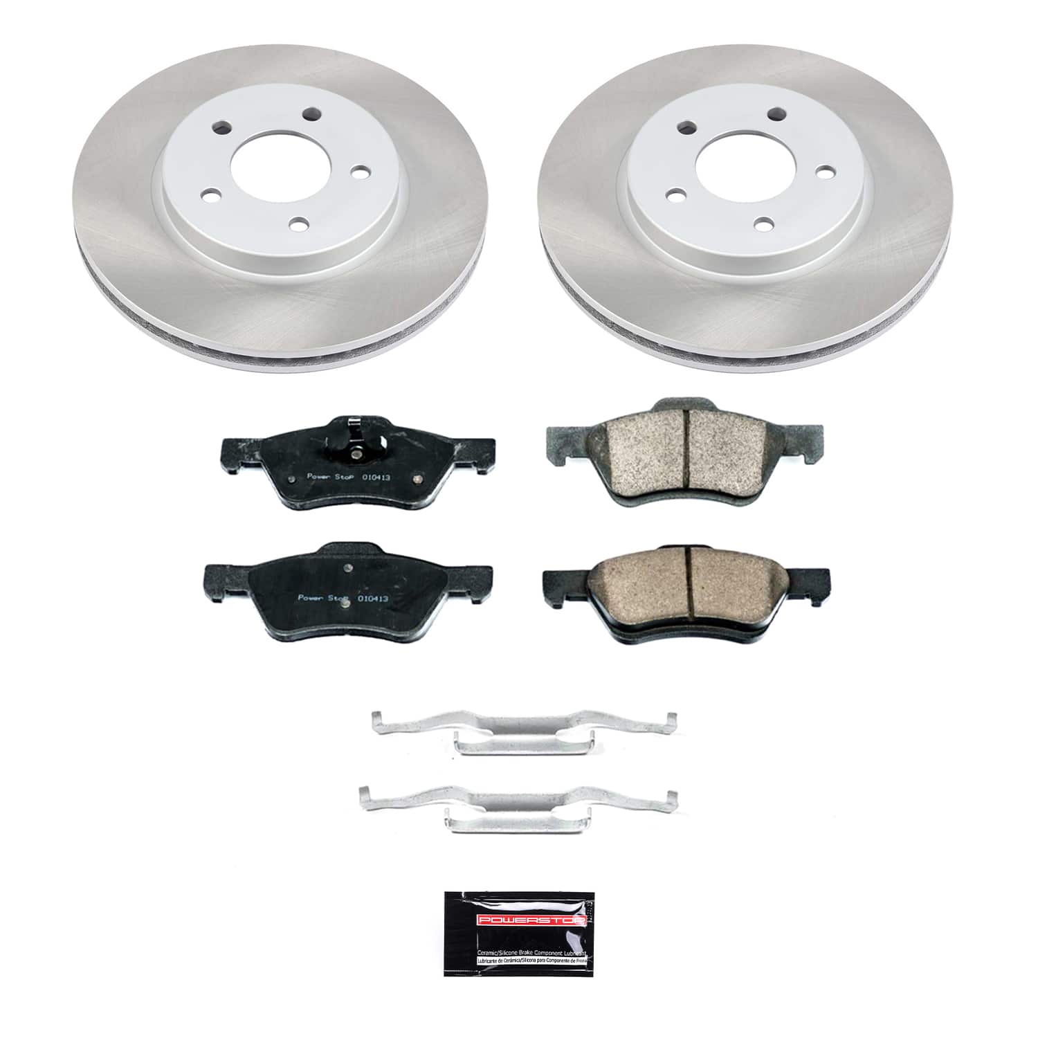 Power Stop SC4580 - Front Z17 Evolution Pad And Semi-Coated Rotor Kit vehicle fitment brake part