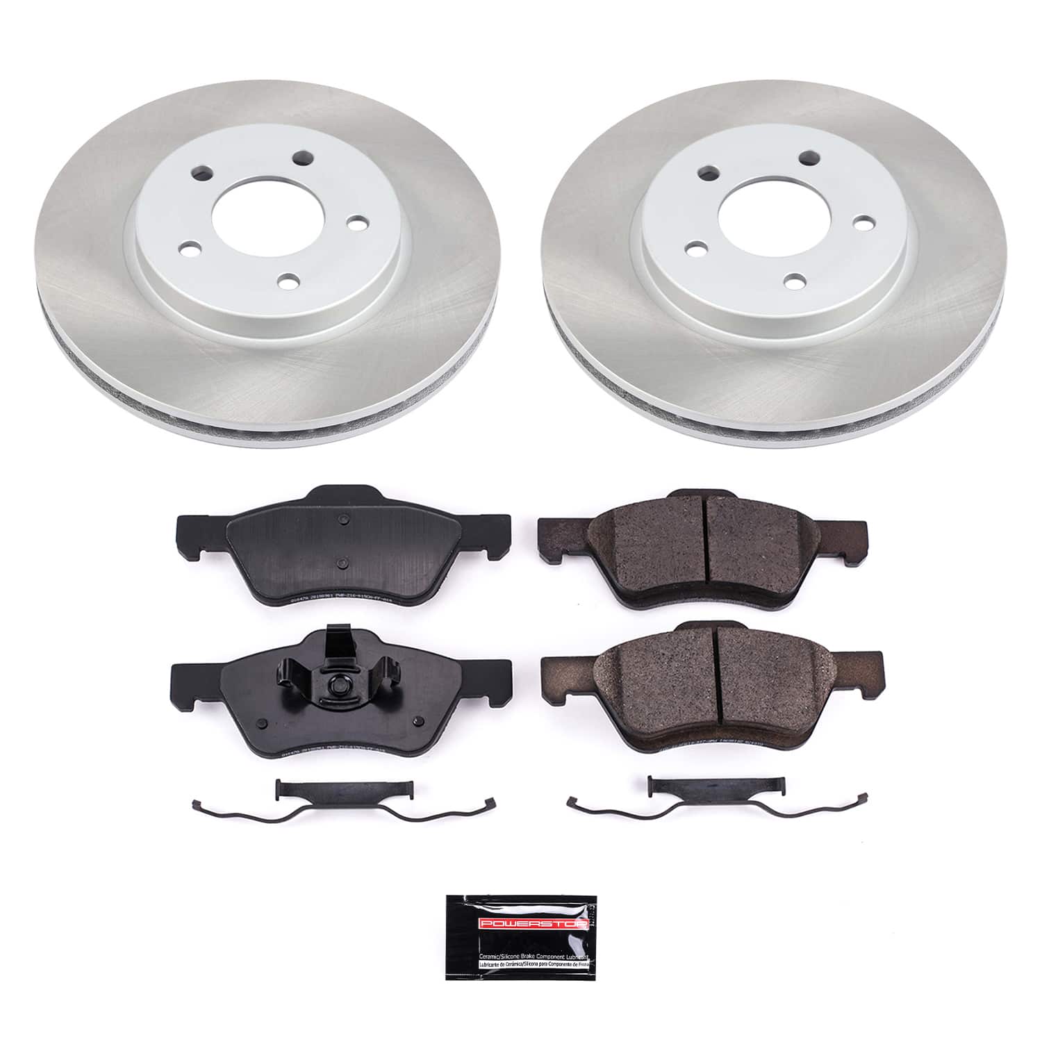 Power Stop SC4581 - Front Z17 Evolution Pad And Semi-Coated Rotor Kit vehicle fitment brake part