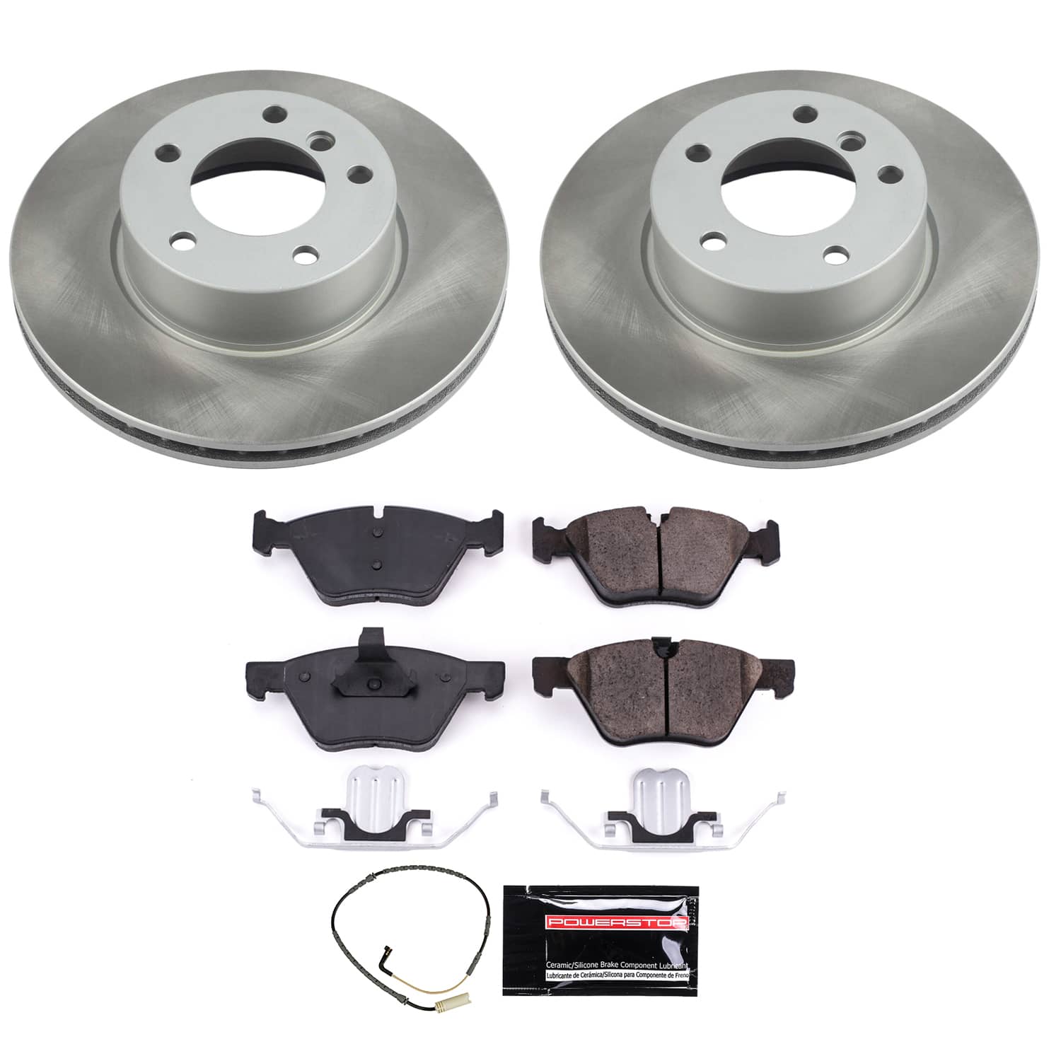 Power Stop SC4589 - Front Z17 Evolution Pad And Semi-Coated Rotor Kit vehicle fitment brake part