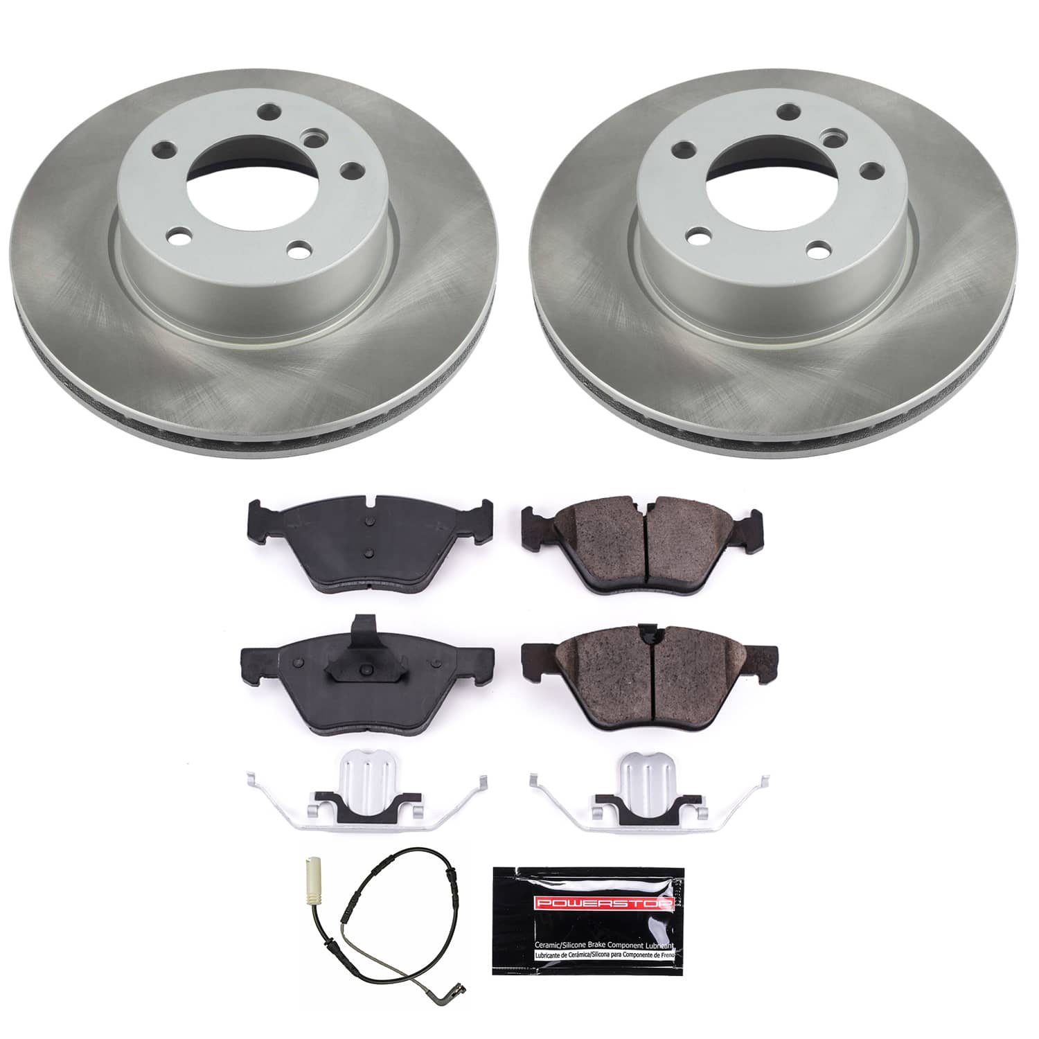 Power Stop SC4590 - Front Z17 Evolution Pad And Semi-Coated Rotor Kit vehicle fitment brake part