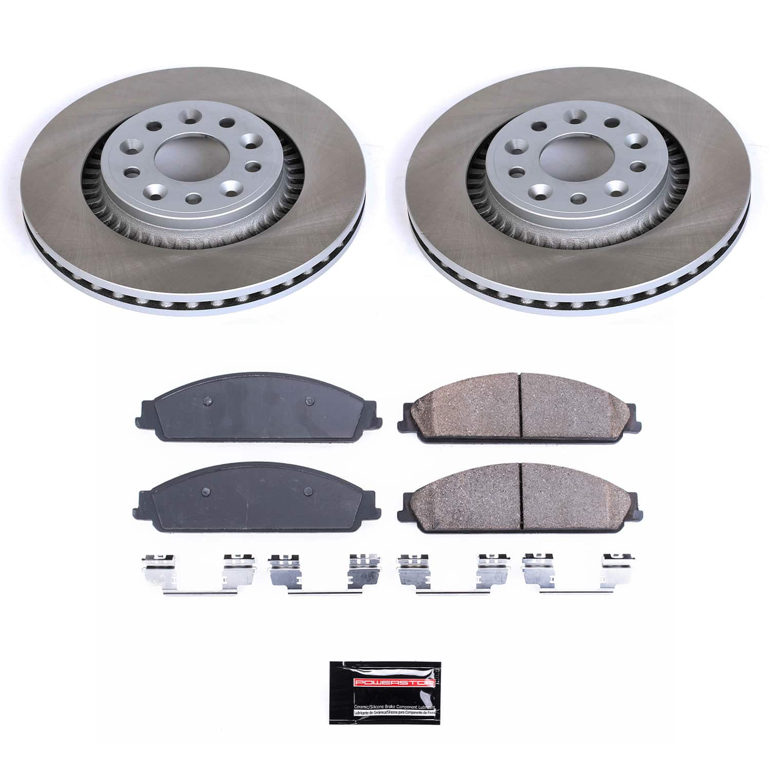 Power Stop SC4599 - Front Z17 Evolution Pad And Semi-Coated Rotor Kit vehicle fitment brake part