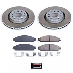 Power Stop SC4599 - Front Z17 Evolution Pad And Semi-Coated Rotor Kit vehicle fitment brake part