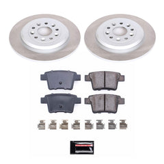 Power Stop SC4600 - Rear Z17 Evolution Pad And Semi-Coated Rotor Kit vehicle fitment brake part