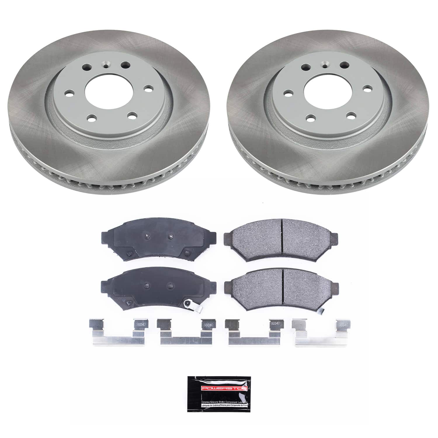 Power Stop SC4602 - Front Z17 Evolution Pad And Semi-Coated Rotor Kit vehicle fitment brake part