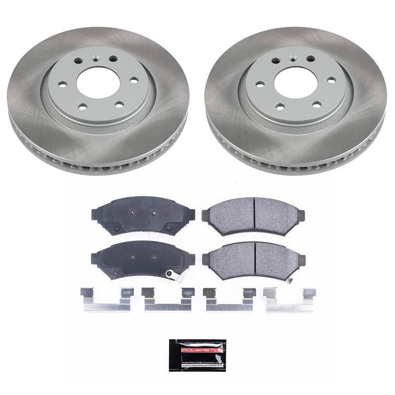 Power Stop SC4602 - Front Z17 Evolution Pad And Semi-Coated Rotor Kit vehicle fitment brake part