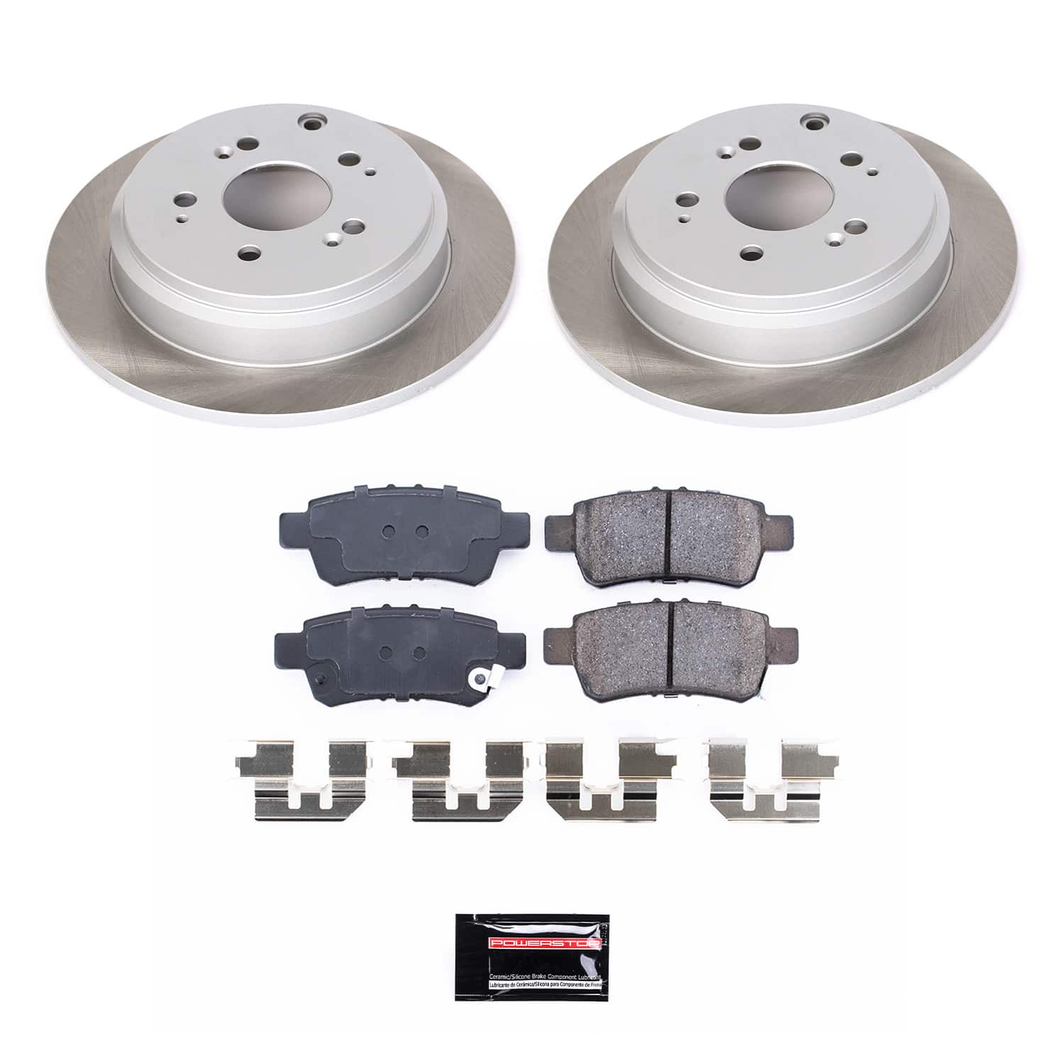 Power Stop SC4604 - Rear Z17 Evolution Pad And Semi-Coated Rotor Kit vehicle fitment brake part