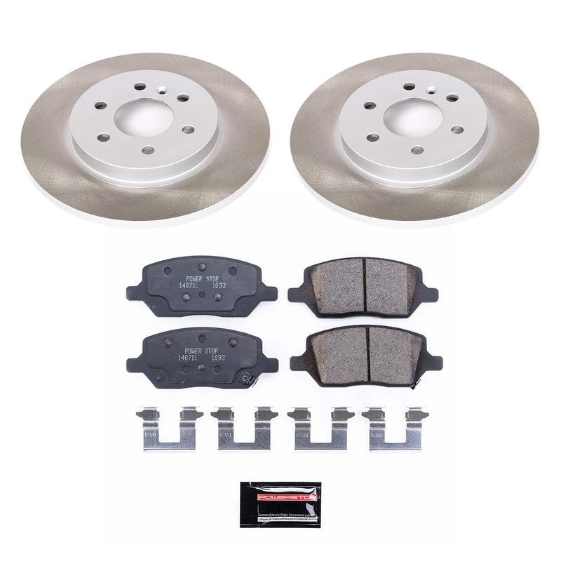 Power Stop SC4609 - Rear Z17 Evolution Pad And Semi-Coated Rotor Kit vehicle fitment brake part