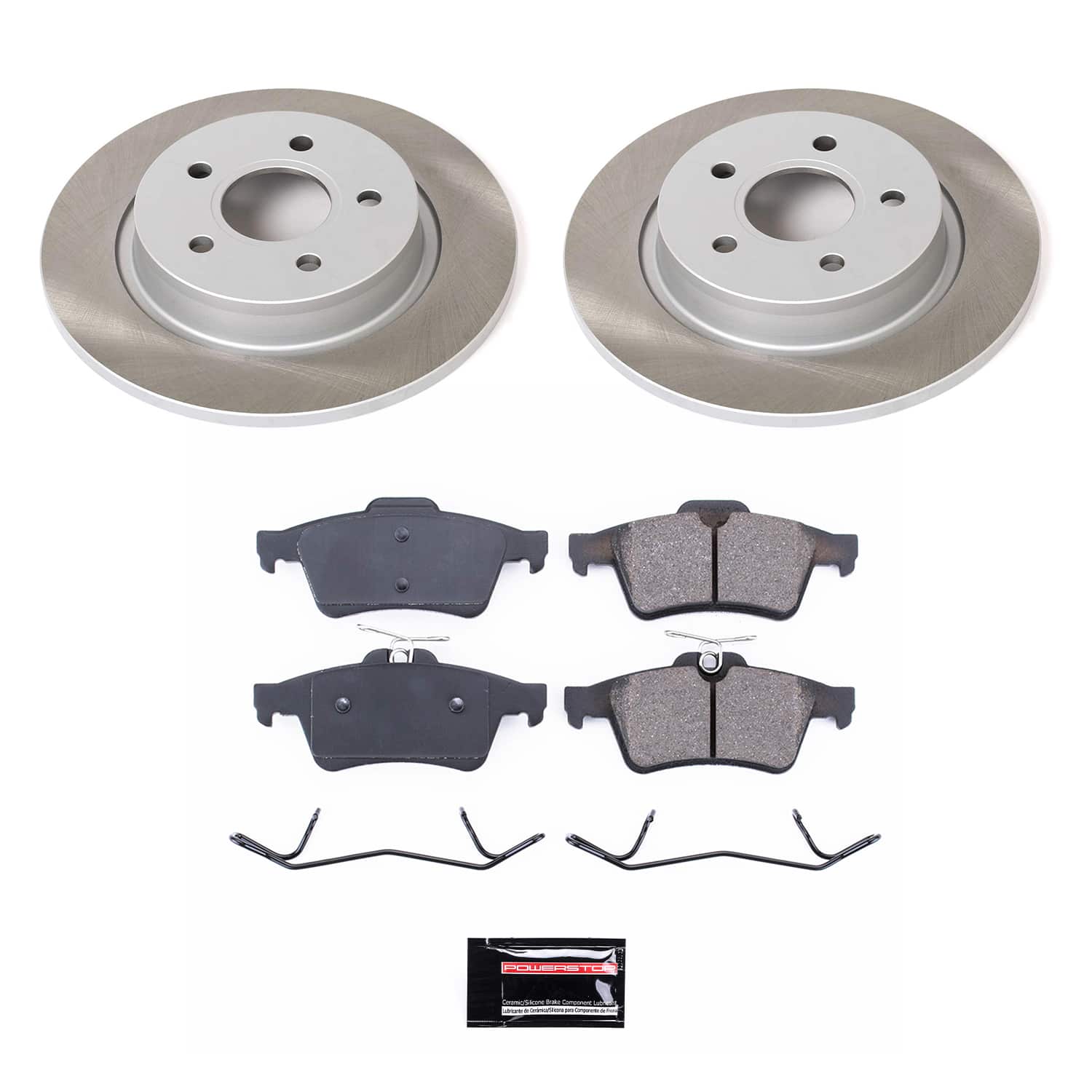 Power Stop SC4613 - Rear Z17 Evolution Pad And Semi-Coated Rotor Kit vehicle fitment brake part