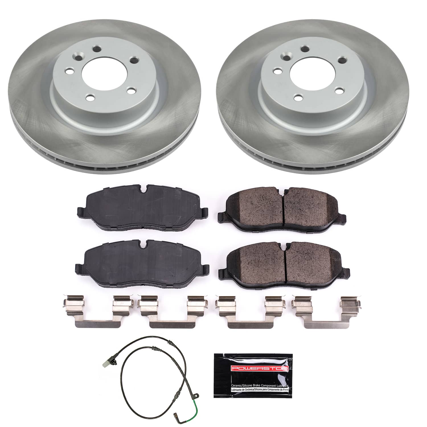 Power Stop SC4615 - Front Z17 Evolution Pad And Semi-Coated Rotor Kit vehicle fitment brake part