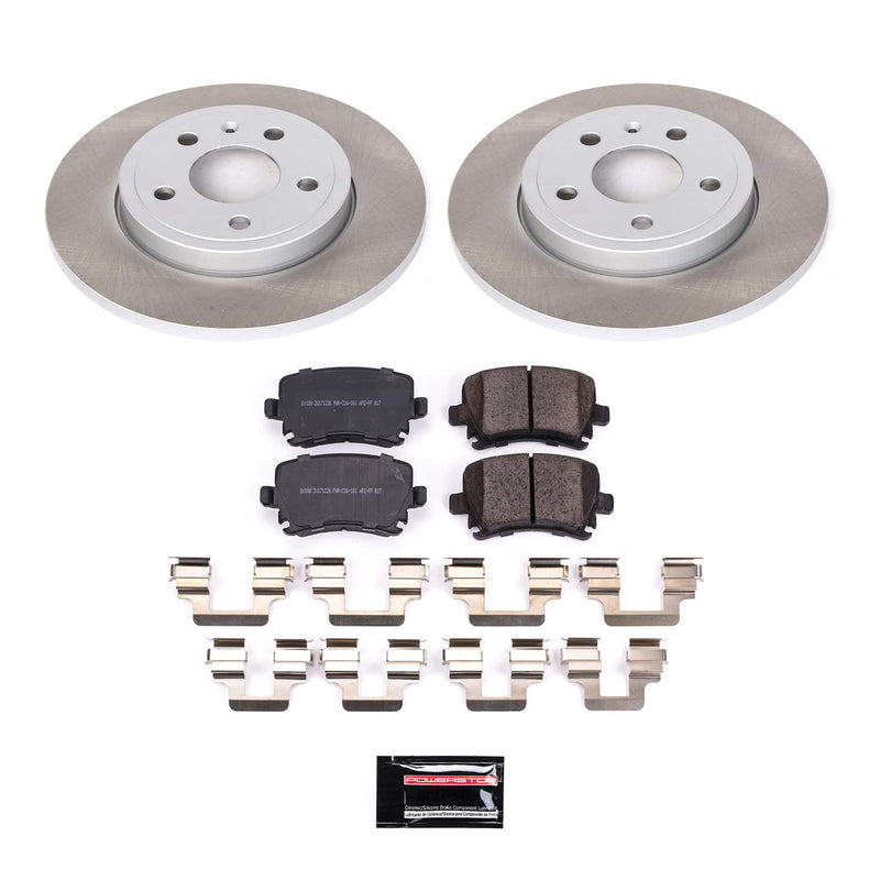 Power Stop SC4624 - Rear Z17 Evolution Pad And Semi-Coated Rotor Kit vehicle fitment brake part