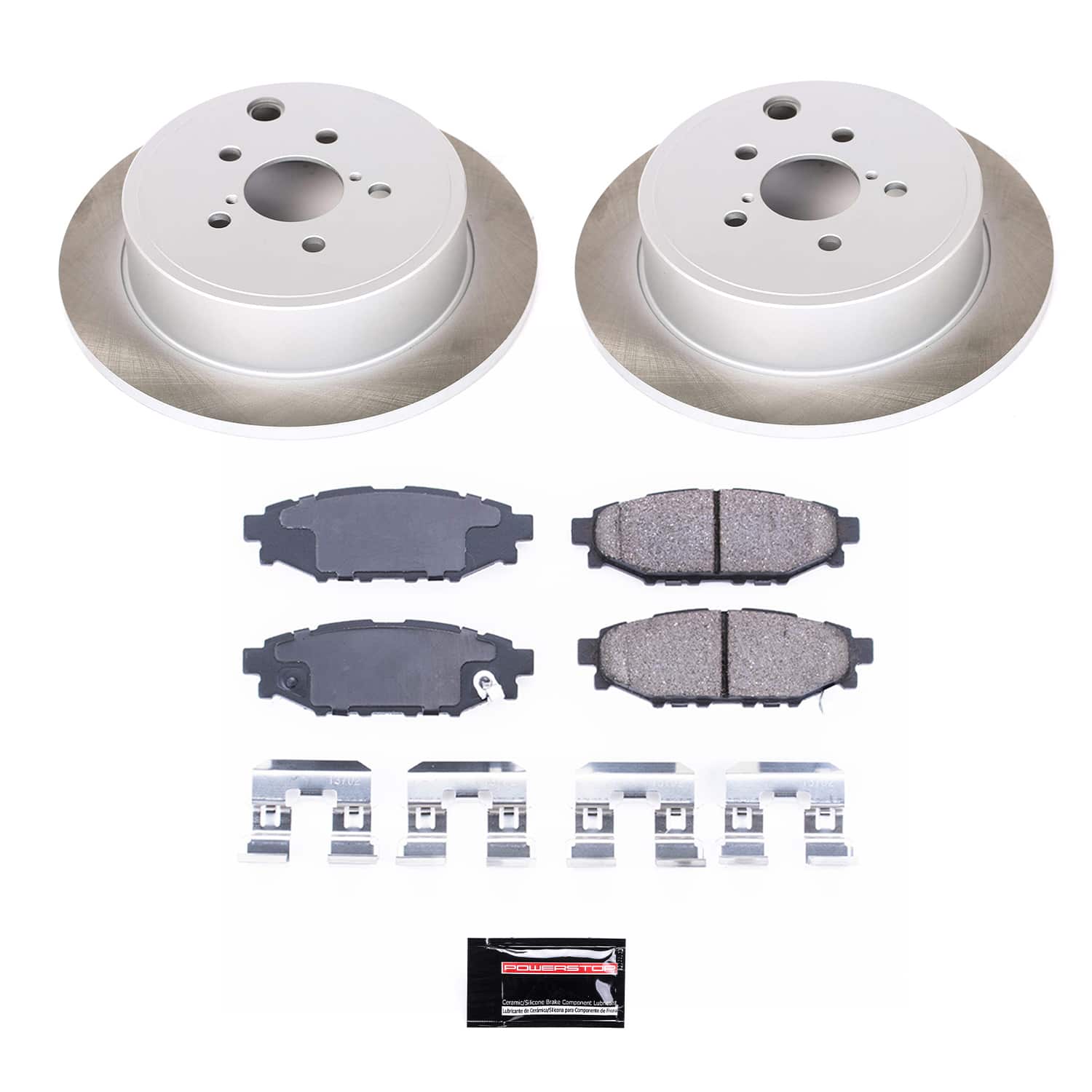 Power Stop SC4631 - Rear Z17 Evolution Pad And Semi-Coated Rotor Kit vehicle fitment brake part