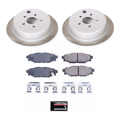 Power Stop SC4631 - Rear Z17 Evolution Pad And Semi-Coated Rotor Kit vehicle fitment brake part
