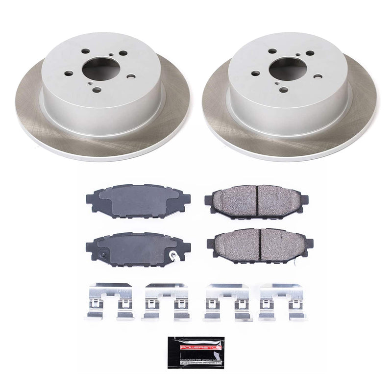 Power Stop SC4632 - Rear Z17 Evolution Pad And Semi-Coated Rotor Kit vehicle fitment brake part