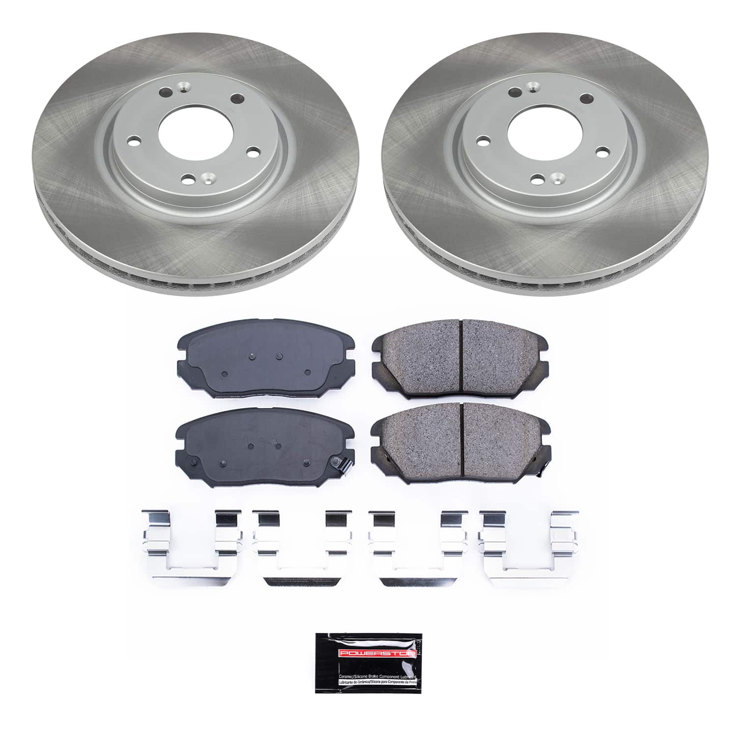 Power Stop SC4646 - Front Z17 Evolution Pad And Semi-Coated Rotor Kit vehicle fitment brake part