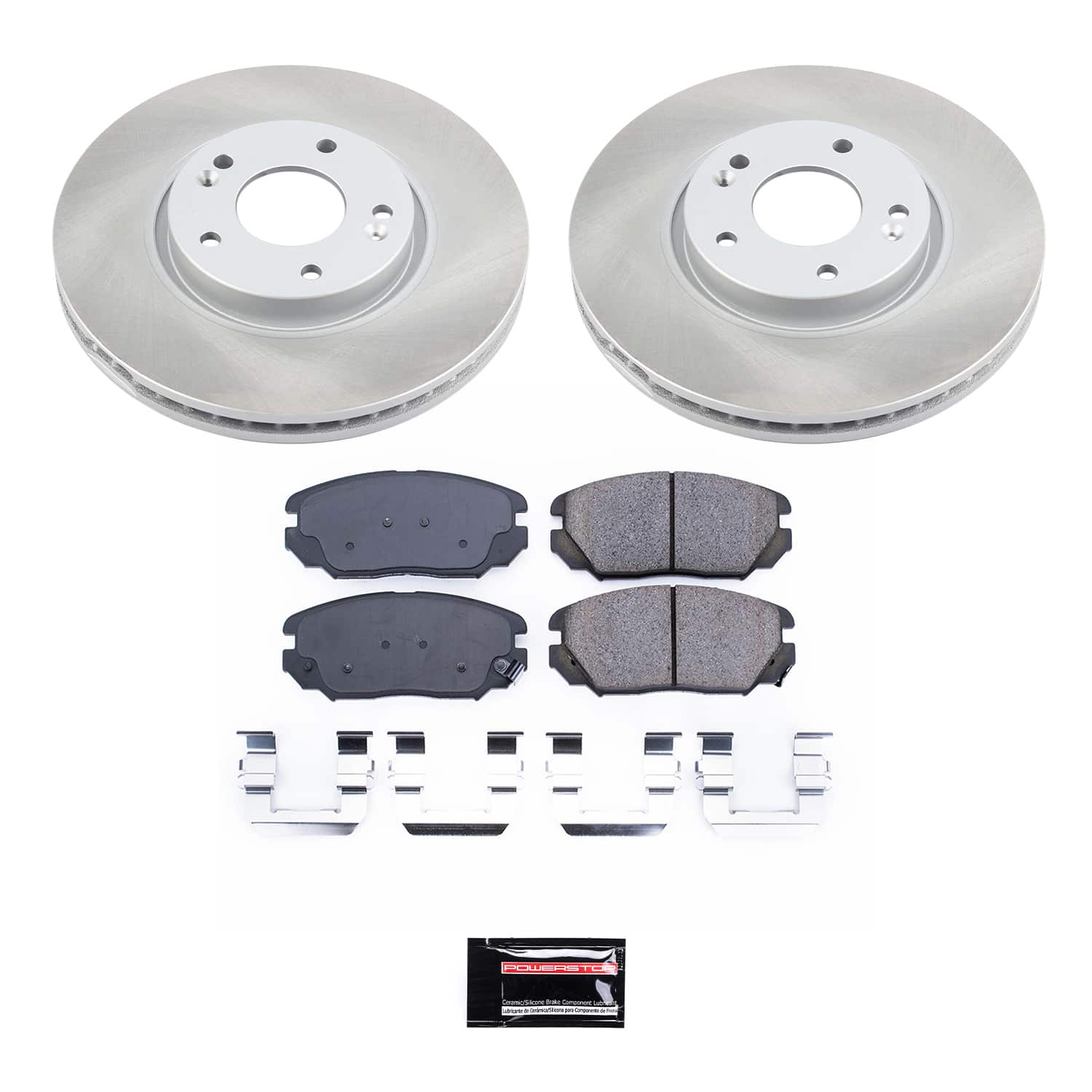 Power Stop SC4647 - Front Z17 Evolution Pad And Semi-Coated Rotor Kit vehicle fitment brake part
