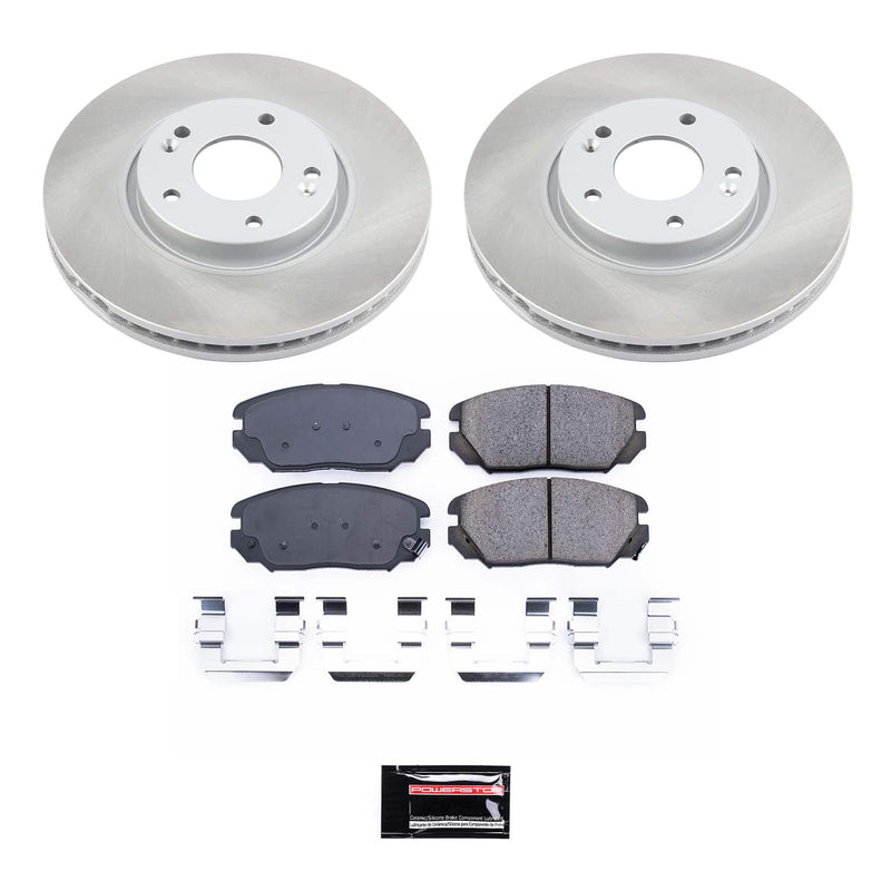 Power Stop SC4647 - Front Z17 Evolution Pad And Semi-Coated Rotor Kit vehicle fitment brake part