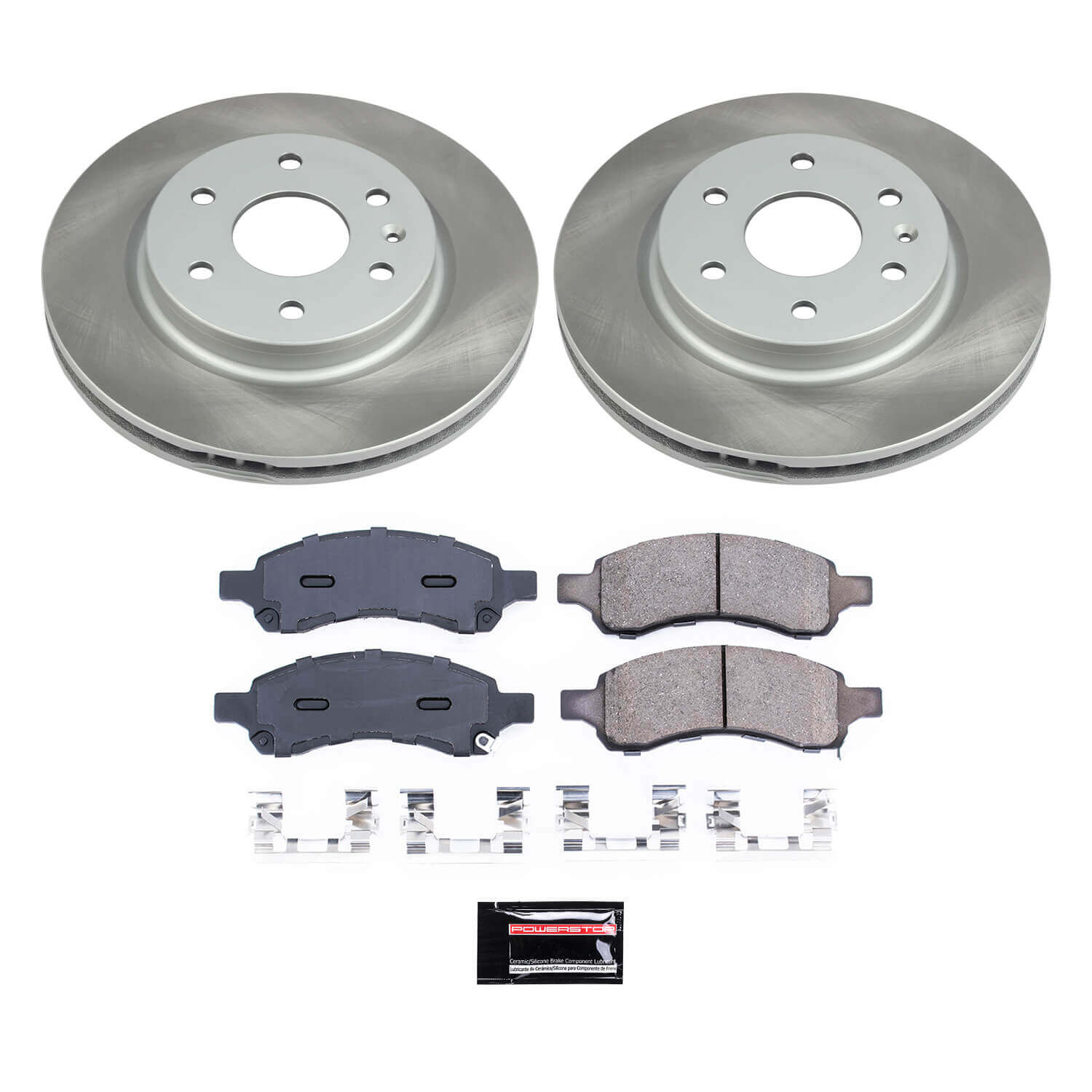 Power Stop SC4657 - Front Z17 Evolution Pad And Semi-Coated Rotor Kit vehicle fitment brake part