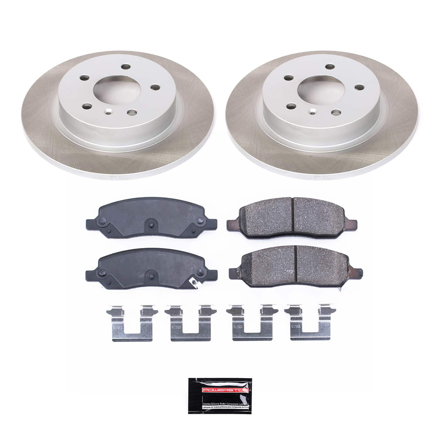 Power Stop SC4658 - Rear Z17 Evolution Pad And Semi-Coated Rotor Kit vehicle fitment brake part