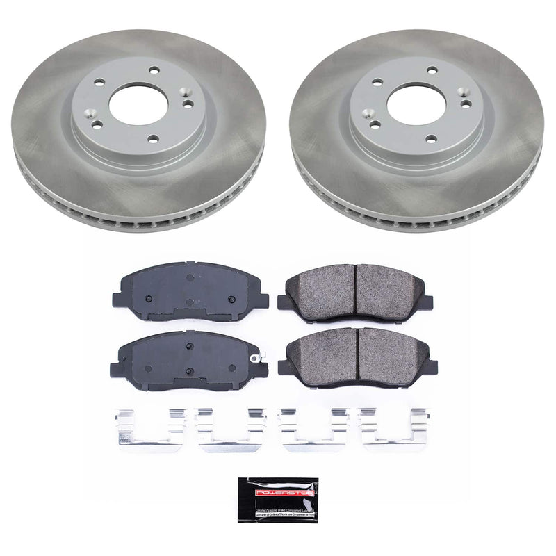 Power Stop SC4665 - Front Z17 Evolution Pad And Semi-Coated Rotor Kit vehicle fitment brake part