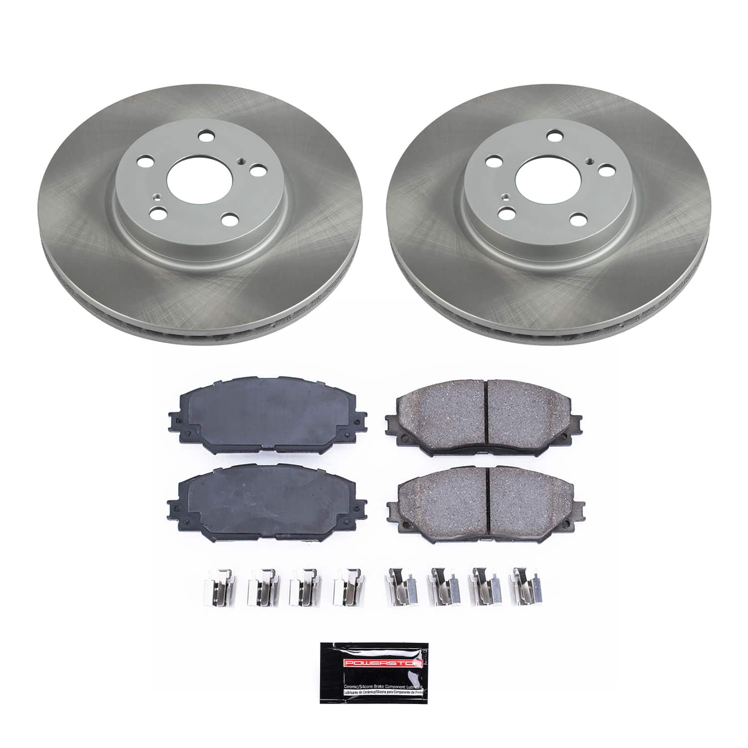 Power Stop SC4669 - Front Z17 Evolution Pad And Semi-Coated Rotor Kit vehicle fitment brake part