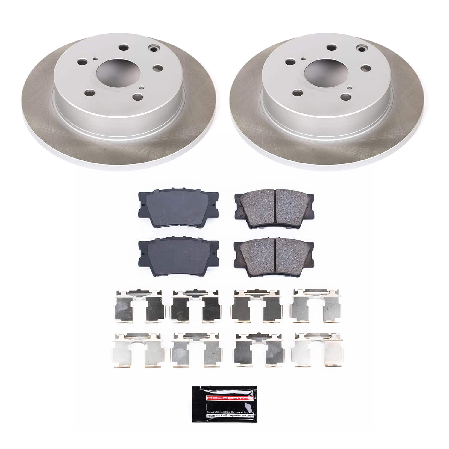 Power Stop SC4671 - Rear Z17 Evolution Pad And Semi-Coated Rotor Kit vehicle fitment brake part