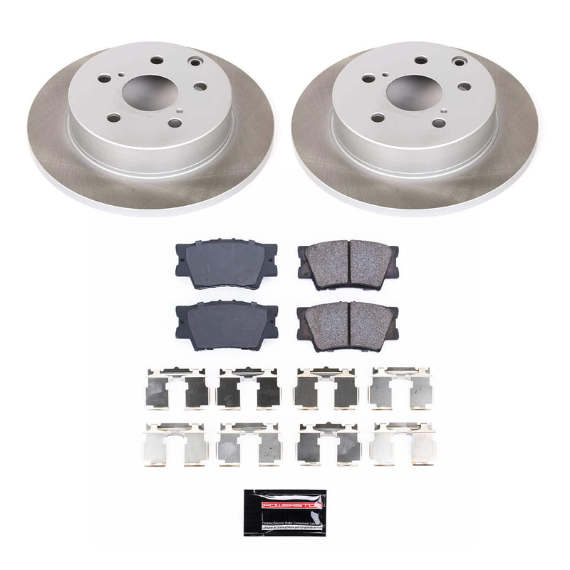 Power Stop SC4671 - Rear Z17 Evolution Pad And Semi-Coated Rotor Kit vehicle fitment brake part