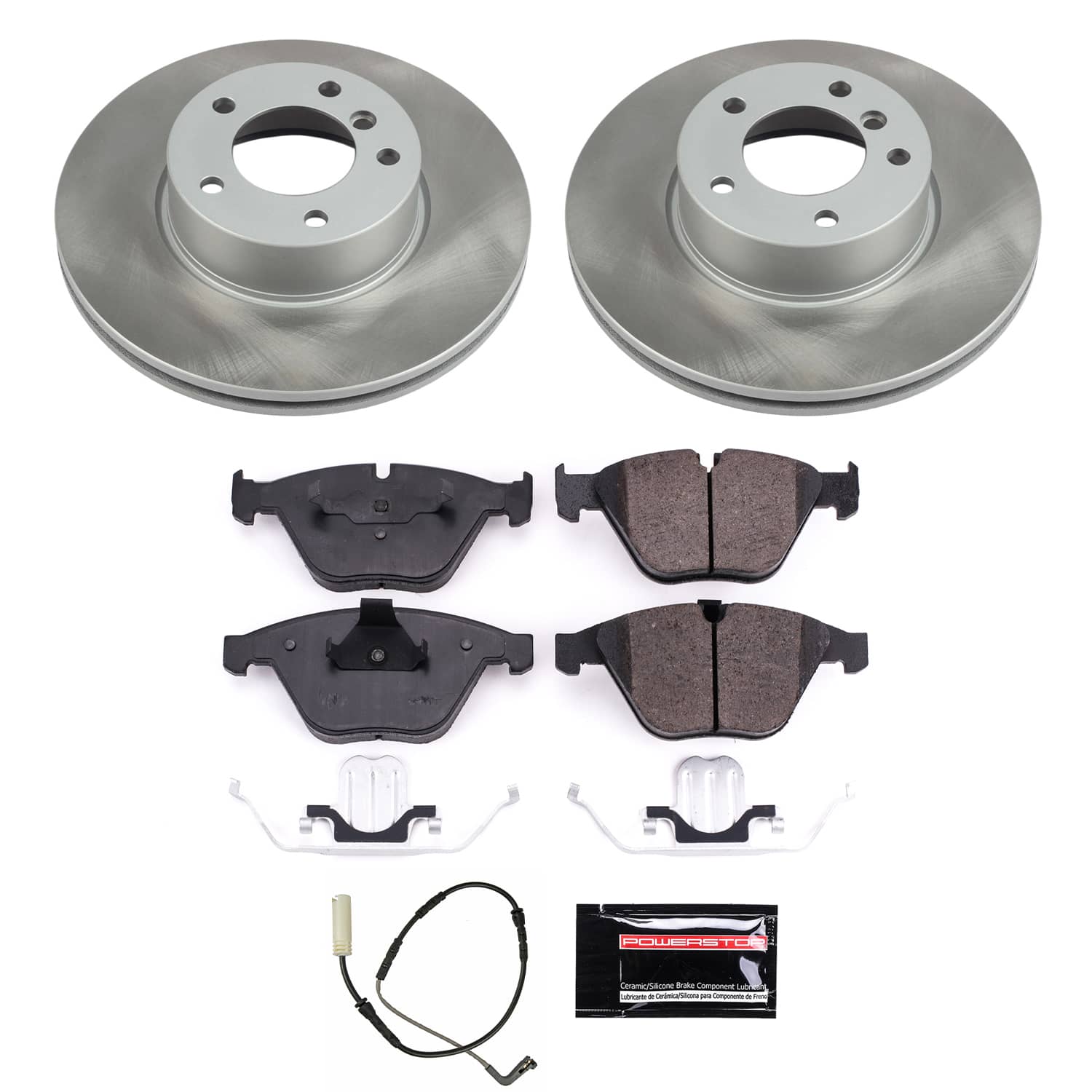 Power Stop SC4677 - Front Z17 Evolution Pad And Semi-Coated Rotor Kit vehicle fitment brake part