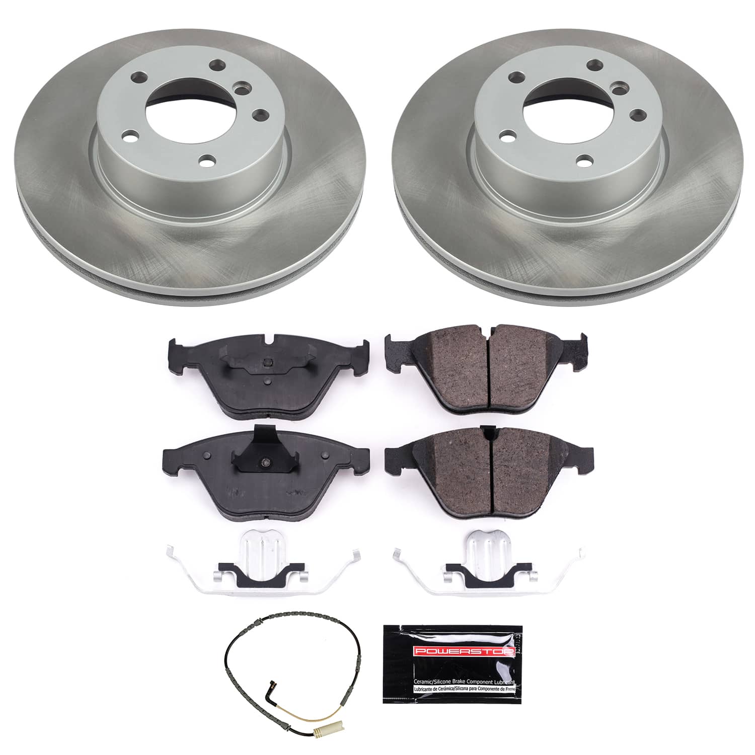 Power Stop SC4678 - Front Z17 Evolution Pad And Semi-Coated Rotor Kit vehicle fitment brake part